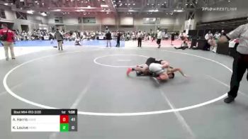 160 lbs Rr Rnd 2 - Anthony Harris, Iron Horse Blue vs Khail Louive, Heroes