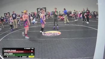 125 lbs Quarterfinal - Carter Evans, Palmetto State Wrestling Academy vs Seth Kerr, Jet Wrestling Club