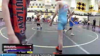 88 lbs Round 2 - Bricen Spears, Quaker Wrestling Club vs Kaeden Nelson, Indiana