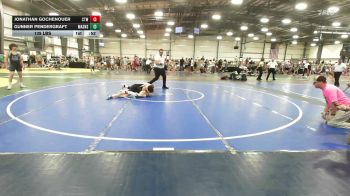 135 lbs Rr Rnd 1 - Jonathan Gochenouer, CTWHALE Beluga - MS vs Gunner Pendergraft, Mat Assassins Red - MS