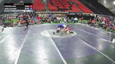 145 lbs Preston Lang, Utah 2 HS Boys vs Gage Clothier, Montana 1 HS Boys