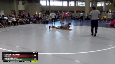 157 lbs Semifinal - Maciej Paszek, AuburnTakeDown Wrestling vs Cayden Richard, B.R.A.W.L