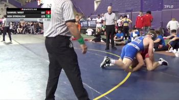 197 lbs Quarters & 1st Wb (16 Team) - Ben Strehlow, Luther vs Samuel West, Central