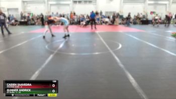 138 lbs Round 6 (10 Team) - Caiden Saavedra, Machine Shed vs Gunner Andrick, GT Alien - 1