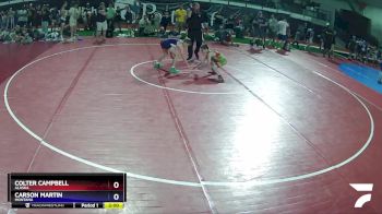 81 lbs Round 1 - Colter Campbell, Alaska vs Carson Martin, Montana