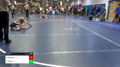 87 lbs Round Of 16 - Kamden Deshon, Neighborhood vs Zavier Olver, Mat Assassins