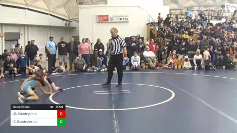 70 lbs Semifinal - Gavin Dantry, Ccns vs Talea Guntrum, Oak Glen