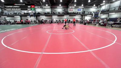 118 lbs Consi Of 16 #2 - Carter Lanzilli, Ridgefield vs Dario Guglielmo, Ward Melville