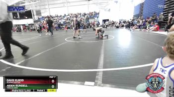 105 lbs Cons. Round 1 - Aiden Rundell, Trailblazer vs Davis Elrod, Olathe Raptor