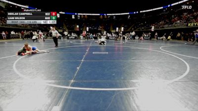 115 lbs Consy 1 - Deklan Campbell, West Allegheny vs Liam Wilson, Mars