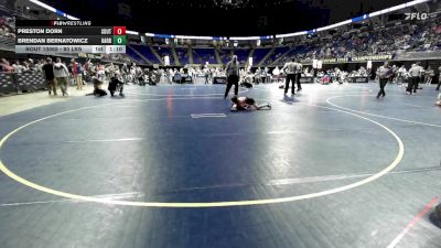 80 lbs Consy 6 - Preston Dorn, South Park vs Brendan Bernatowicz, Harborcreek