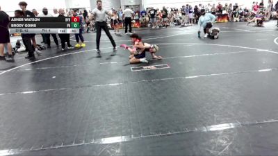 80 lbs Round 2 (6 Team) - Asher Watson, Backyard Brawlers vs Brody Goins, Power House