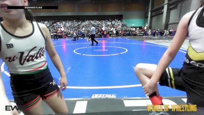 76 lbs Consolation - Whitnee Stanhope, USA Gold vs Anabel Chavez, Red Wave Wrestling