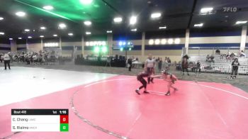 80 lbs Round Of 16 - Claire Chang, Lawc vs Samerica Rialmo, Americana Jiu Jitsu Collective