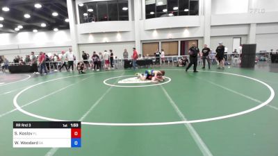 130 lbs Rr Rnd 3 - Spartan Koslov, Florida vs Walker Woodard, Georgia