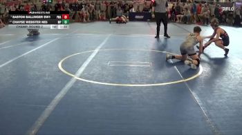 118 lbs Champ. Round 2 - Easton Ballinger SW1, Prodigy Wrestling Academy vs Chayse Webster NE5, Massillon Perry