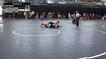 165 lbs Champ. Round 2 - Louie Rosas, Delta College vs Sawyer Casarez, Shasta College