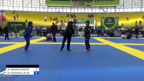 BRUNA TEODORO SANTOS vs MONALISE CARDINALLI M. REBOUÇAS 2023 Brasileiro Jiu-Jitsu IBJJF