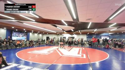 75 lbs Cons. Semi - Shane Cruise, All In Wrestling Academy vs Porter Crosby, Clearwater Valley Wrestling Club