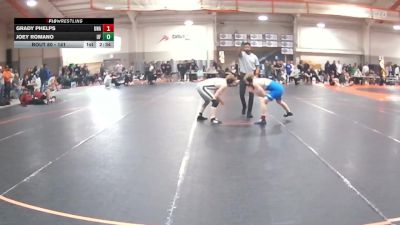 141 lbs Champ. Round 1 - Grady Phelps, Unattached vs Joey Romano, Lake Erie College