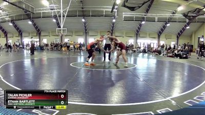 157 lbs 7th Place Match - Talan Pichler, Gannon University vs Ethan Bartlett, Ohio Northern Univerity