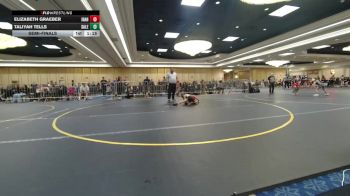 58 lbs Semifinal - Elizabeth Graeber, Idaho Gold vs Taliyah Tells, Salem Elite