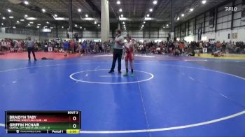 85 lbs Round 2 (4 Team) - Braidyn Taby, RAMPAGE WRESTLING CLUB vs Griffin McNair, CAPITAL CITY WRESTLING CLUB