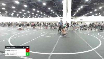 130 lbs Quarterfinal - Dalila Preciado, Surfside X vs Julissa Gonzalez, Scotsmen WC