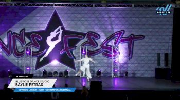 Blue Rose Dance Studio - Baylie Petras [2025 Junior - Solo - Contemporary/Lyrical Day] 2025 DanceFest Grand Nationals
