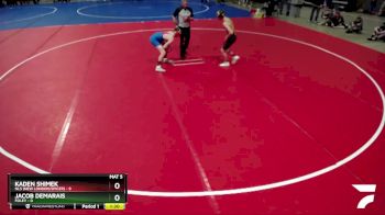 115 lbs Placement (4 Team) - Jacob DeMarais, Foley vs Kaden Shimek, NLS (New London/Spicer)