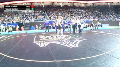 D3-190 lbs 1st Place Match - Layne Knisely, Bronson vs Alex Schram, Saginaw Swan Valley