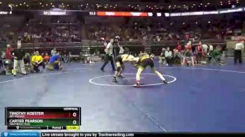 3A-106 lbs Semifinal - Carter Pearson, Southeast Polk vs Timothy Koester, Bettendorf