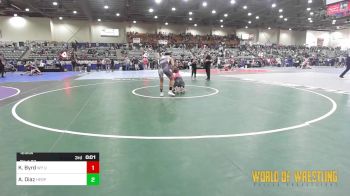 126 lbs Consi Of 8 #2 - Tanner Stone, USA Gold vs Nehemiah Gaul, All-Phase Wrestling