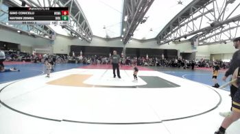 44 lbs Rr Rnd 3 - Gino Conicelli, Wrecking Crew Wrestling Academy vs Hayden Zemba, Revival Blue K-3