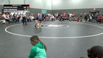 JV-44 lbs Round 2 - Brooklynn Audas, Colfax-Mingo vs Nora Osmundson, Iowa City Liberty
