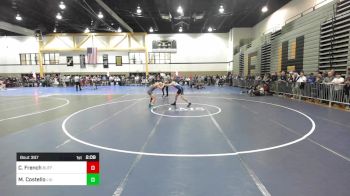 133D lbs Rr Rnd 3 - Cole French, Buffalo vs Mateo Costello, Liu