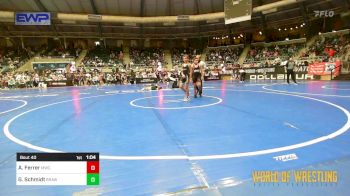 85 lbs Round Of 16 - Alonso Ferrer, Miami Wrestling Club vs Graham Schmidt, Brawlers