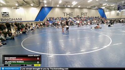 75 lbs Champ. Round 1 - Viliami Nau Rarick, Westlake vs Dax Smoot, Bear River Wrestling Club