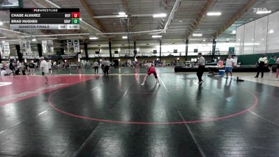 157 lbs Quarterfinal - Chase Alvarez, Independence HS vs Brad Hughes, Grapplers Garage