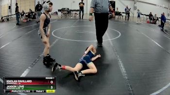 56-60 lbs Round 1 - Jaxson Love, Brawlers Elite vs Knolan Pavillard, SpringFord