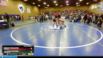 120 lbs Cons. Round 7 - Abram Granados, Mercerd vs Jackson Golding, Bakersfield