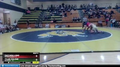 215 lbs Quarters & 1st Wb (16 Team) - Tyler Malone, Rockmart vs Zaccaria Long, Putnam County