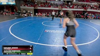 138 lbs Round 2 (8 Team) - Berkley Ray, Canyon Randall vs Addyson Norris, Springtown