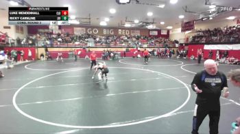 132 lbs Cons. Round 2 - Ricky Carnline, Jerome vs Luke Mendenhall, Columbia