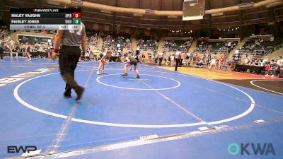 91 lbs Consi Of 4 - Maley Vaughn, Sperry Wrestling Club vs Paisley Jones, Tecumseh Youth Wrestling