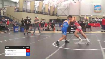 80 kg Consi Of 8 #1 - Dillon Derting, Pueblo West vs Evan Canoyer, MWC Wrestling Academy