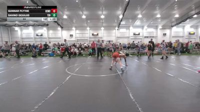 84 lbs Round 3 (10 Team) - Gunnar Flythe, Capital City WC vs Savino Dejuliis, Tri State Hammers