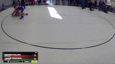 160 lbs Cons. Semi - Zander Ferguson, Nebraska vs Brenden Bolling, Nebraska