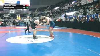 7A 285 lbs Champ. Round 1 - Sheldon Sharp, Bob Jones vs Walter Pruitt, Sparkman
