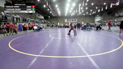 145 lbs Cons. Round 7 - Natalee Joiner, Lebanon vs Caroline Owens, Seckman